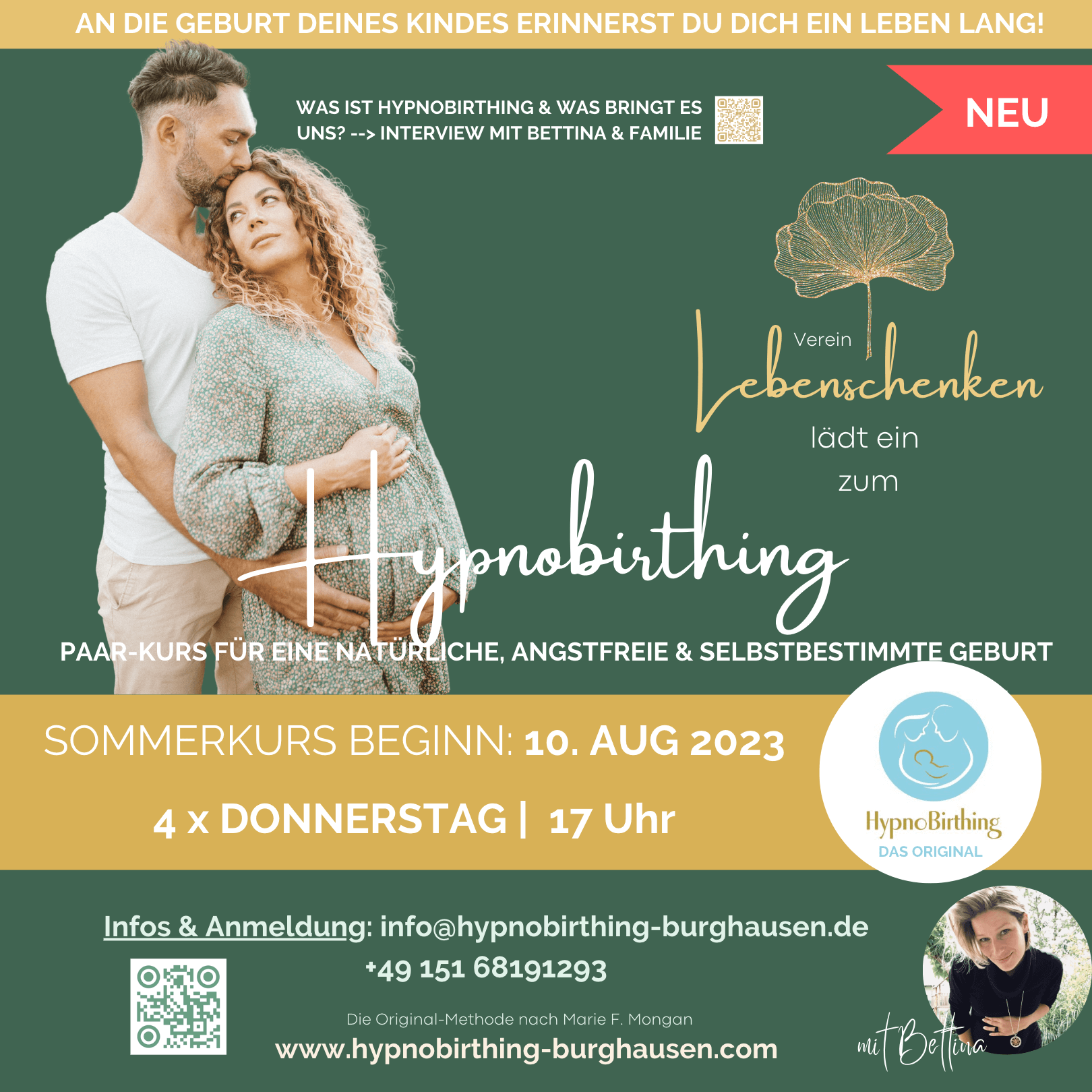 Hypnobirthing Sommerkurs